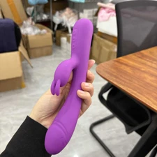 Rabbit Vibrator Sex Toys Strong Vibrating G Spot Stimulator Dildo for Womens US