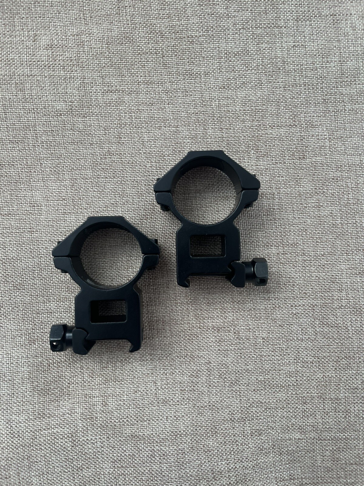 30mm Scope Rings - HIGH - Picatinny Mount