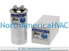 45 uf MFD Round 370 / 440 Volt Capacitor Fits Trane American Standard CPT357