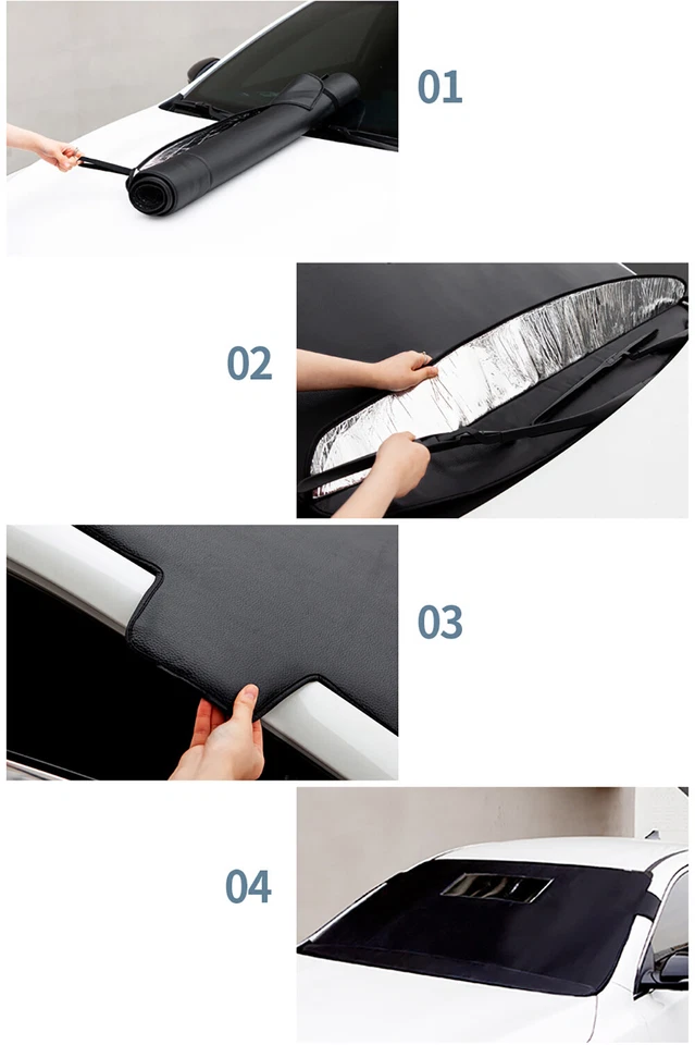 Frost Prevent Front Window Cover for Kia Vehicle - Image 3 of 3