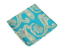 Lord R Colton Masterworks Pocket Square - Dover Seafoam Mist - $75 Retail New