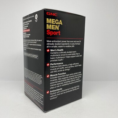GNC Mega Men Sport Multivitamin für Männer 120 Stück