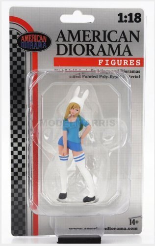 AMERICAN DIORAMA 18303 FIGURES - COSPLAY GIRL 3 - 2 TONE BLUE - 1/18