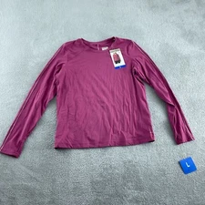 Mondetta Womens Active Long Sleeve Top L Recycled Nylon Polygiene NWT4296