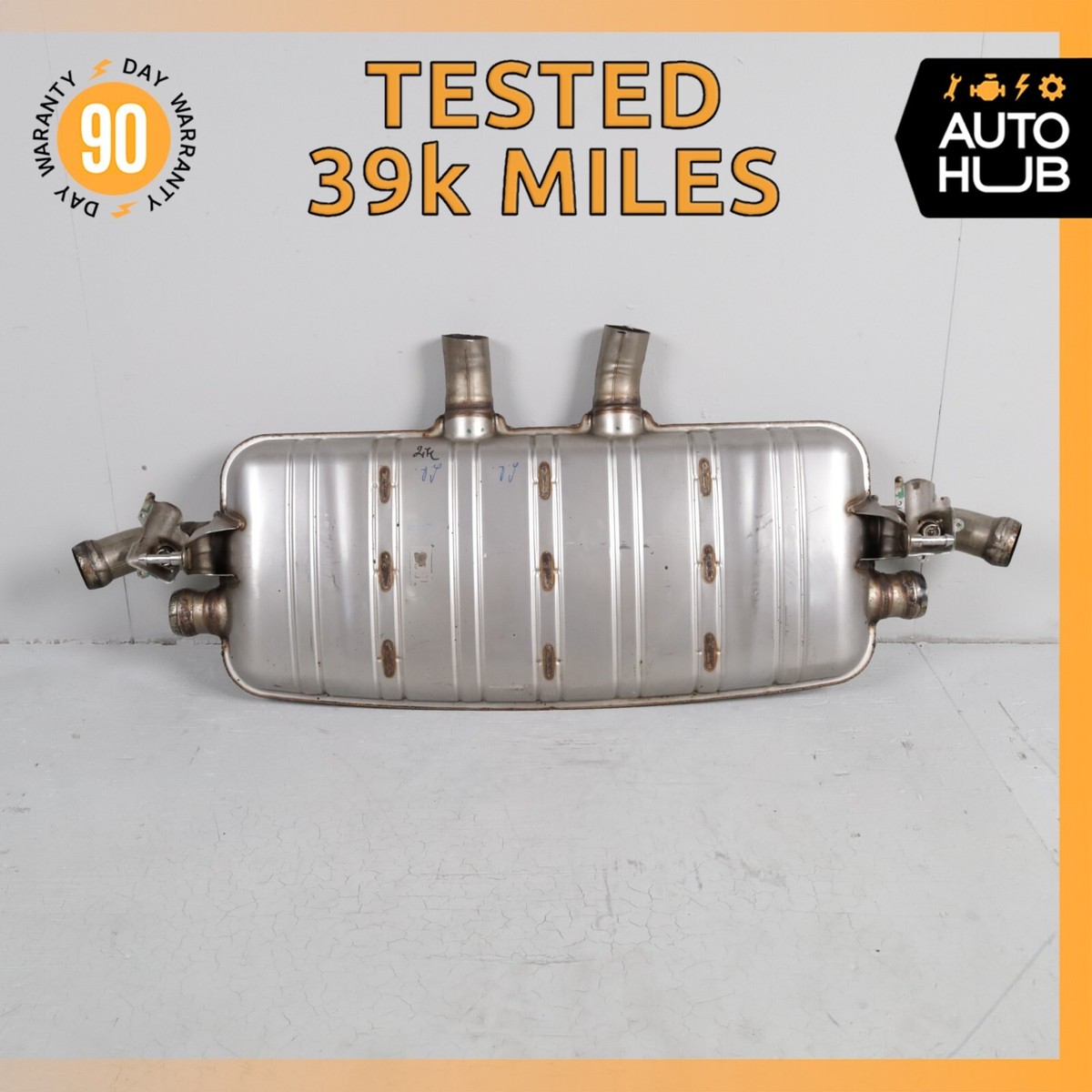 15-18 Porsche Cayenne 958 GTS Quad Exhaust Muffler Mufflers