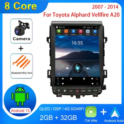 Android For Toyota Alphard Vellfire A20 2007-2014 Car Radio GPS Navig Player DSP