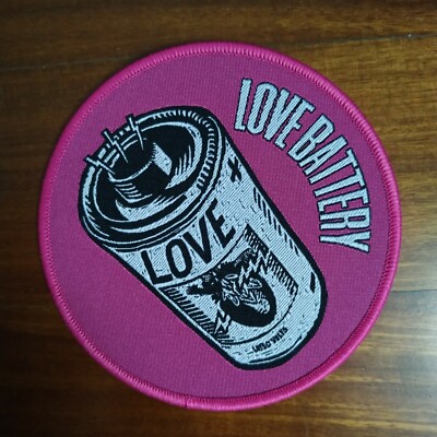 Love Battery - High quality woven patch limited edition - Grunge