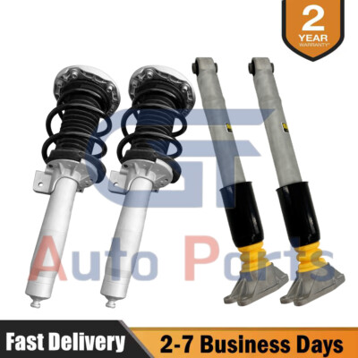 4X Front Rear Shock Absorber ASSYS w /EDC For BMW M3 M4 F80 F82 F83 ...