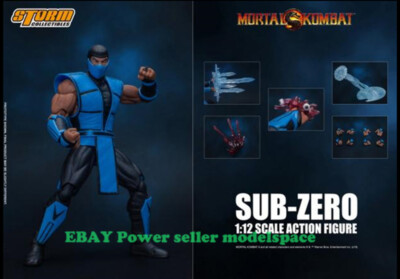 モータルコンバット ストーム コレクタブルズ サブゼロ 1/12 1/12 Scale Storm Toys Mortal Kombat Sub Zero Action Figure IN