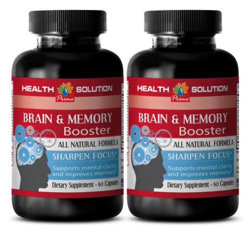 Energy and focus - BRAIN & MEMORY BOOSTER - brain booster for men - 2 Bottles - Picture 1 of 11