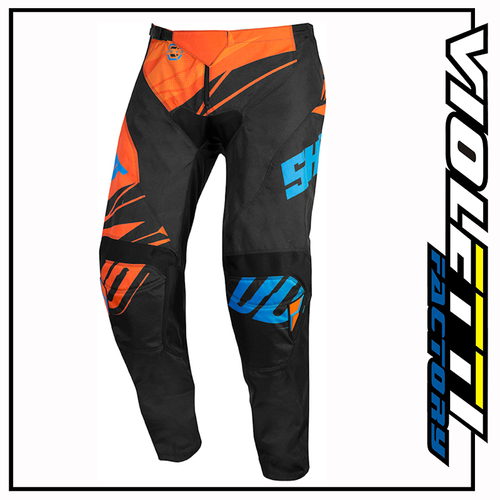 PANTALONI SHOT VENTURY ORANGE CYAN BLACK KTM CROSS ENDURO | eBay