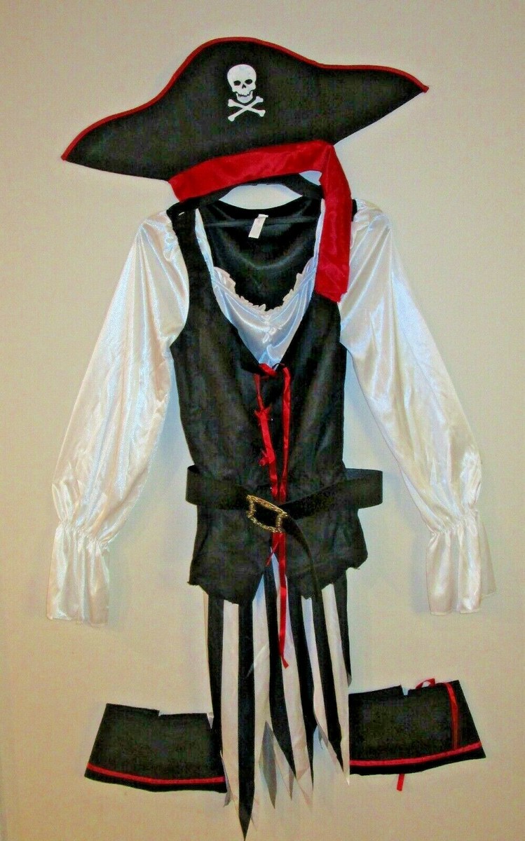 High Seas Sweetheart Pirate Halloween Costume -Adult SM 2-4