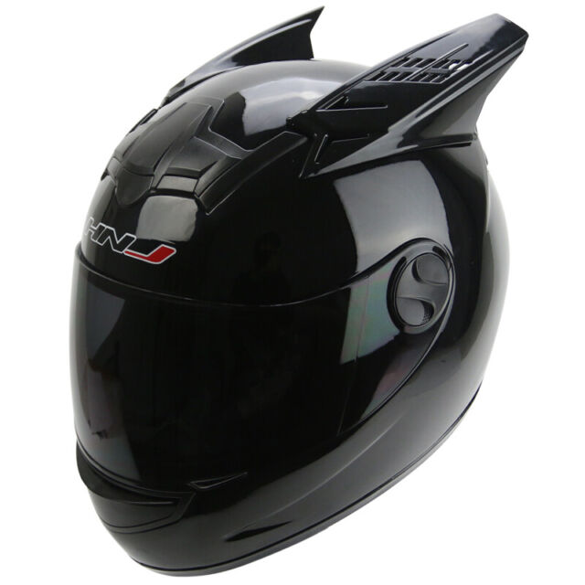 Cat Ear Motorcycle Helmet DOT Full Face Racing Helmet Anti