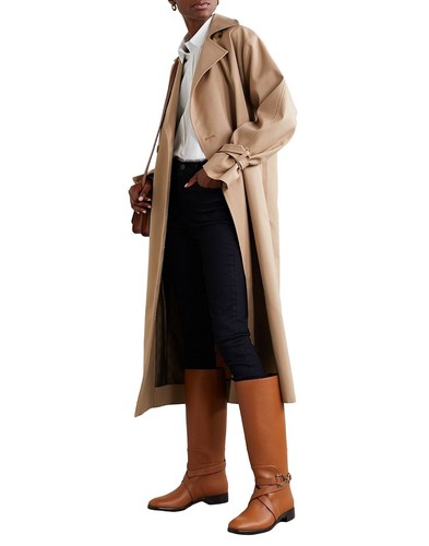 New Salvatore Ferragamo Leather Riding Boots, Tan, US 6.5, MSRP $1490 - Picture 4 of 24