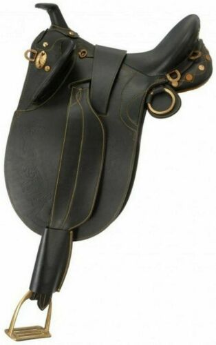 New Australian Collection Stock Leather Saddle with Horn 17