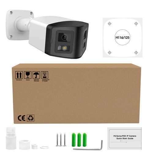 Hikvision 8ch 8MP Panoramic Dual Lens CCTV System ColorVu IP Camera 2-Way Audio - Picture 24 of 27