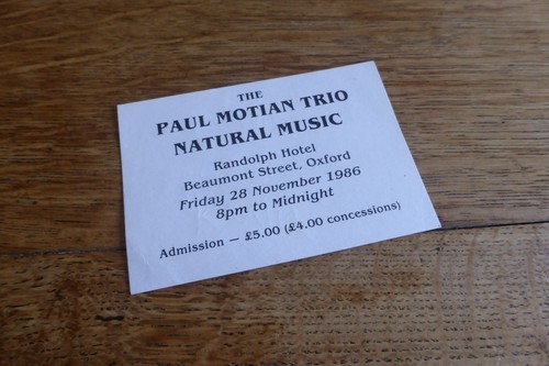 Paul Motian Trio It Should've Happened.. German 1st ECM 1283 + SIGNED TICKET LP - Picture 5 of 5