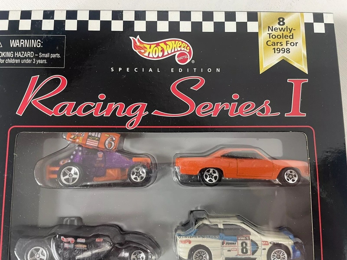 Hot Wheels Special Edition Racing Series I 1998, 8 car set, 1:64