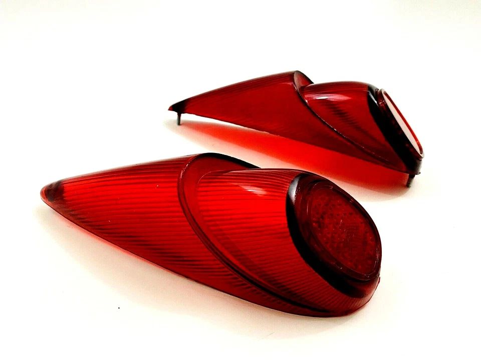 AUTO UNION DKW 1000 1000S Tail Light Lamp Lens Set Left and Right NEW #210AB - Image 2 of 4