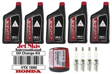 OEM Honda VTX 1800 C F N R S T 1800 VTX Oil Change Kit NGK Spark Plugs IFR5L-11