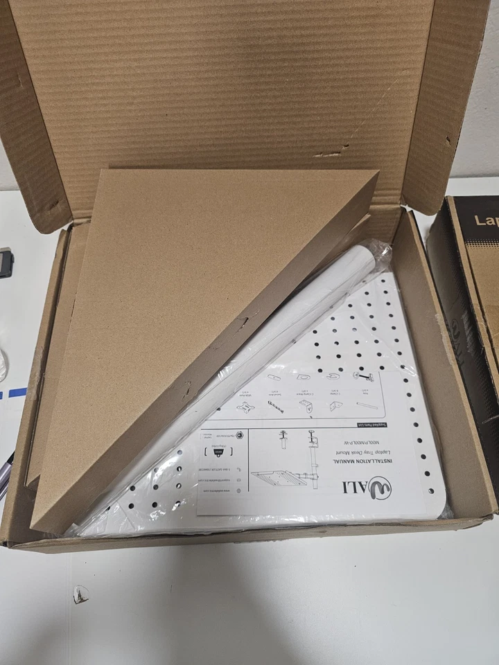 One Laptop Tray Desktop Mount White - WALI M00LP-W - Image 2 of 4