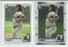 Sixto Sanchez 2020 Bowman Chrome Prospect(1) & Prospect(1) - Marlins