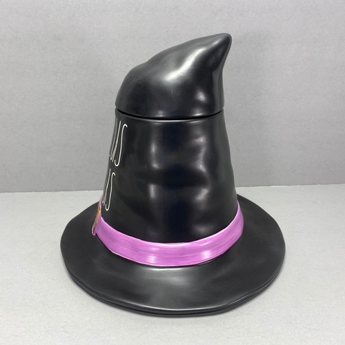 Rae Dunn Hocus Pocus Halloween Hexenhut Dose Keksdose schwarz lila 2020 - Bild 7 von 10