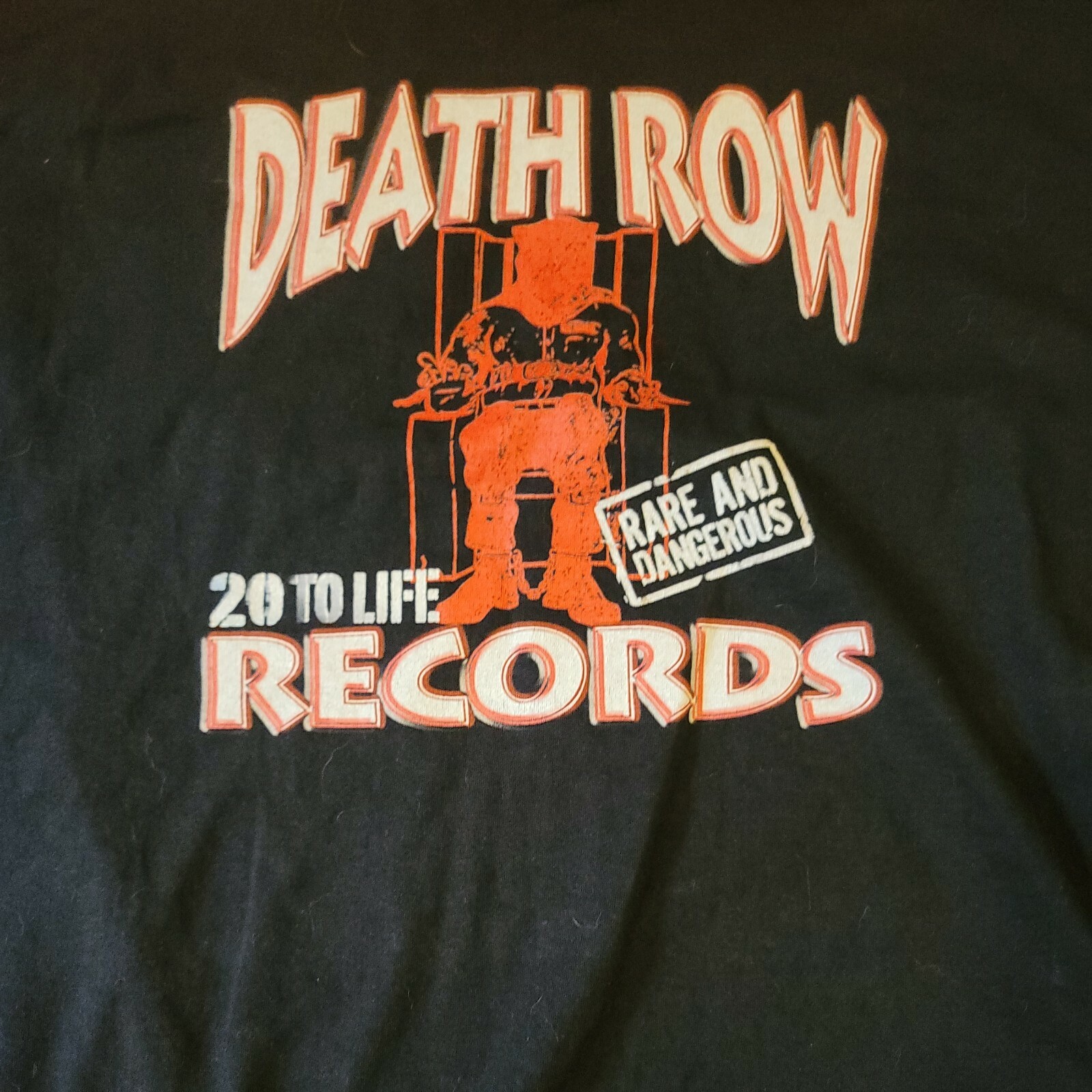 FILA Maglietta manica maglietta adulto Xl Death Row Records 20 anni alla vita