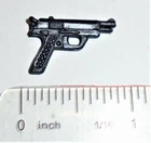 BIN B30 G I JOE Accessory      Black 9mm Pistol Hand Gun (Various Figures)