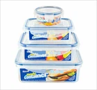 4 Clip & Lock Airtight Kitchen Food Container Set Buy 3 Get 1 Free