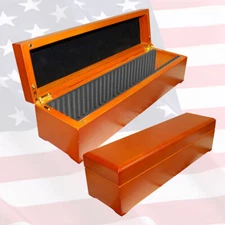 Wood Display Box for 25 Graded (PCGS or ICG) Coins (slight aesthetic defect)
