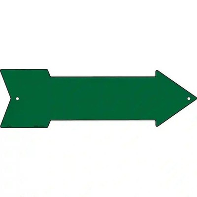 Green Novelty Metal Arrow Sign