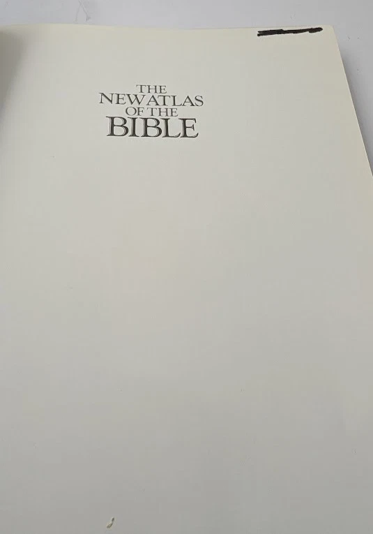 The New Atlas of the Bible JW Rogerson 1985 Illustrated Maps Religion Reference - Image 4 of 4