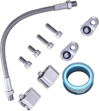 MSCRP LS Throttle Body Bypass Hose kit LS Coolant/Steam Port Crossover Hose Kits