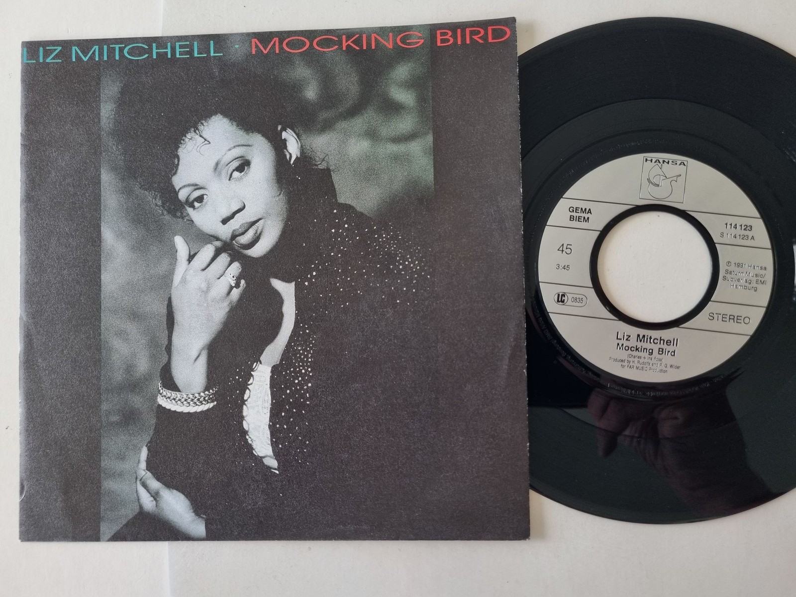 Liz Mitchell - Mocking Bird 7'' Vinyl Germany/ Boney M.