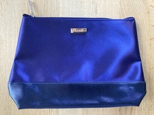 Elemis Navy Sateen Wash Bag/Make Up Bag BN Unused! Approx 29 x 19.5cm