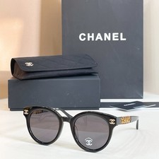 Chanel CH6821 Black Frame Round Sunglasses 53 22-145
