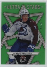 2025-26 Upper Deck Fleer Ultra Ultra Stars Green 4/10 Cale Makar #ST-6 6kv
