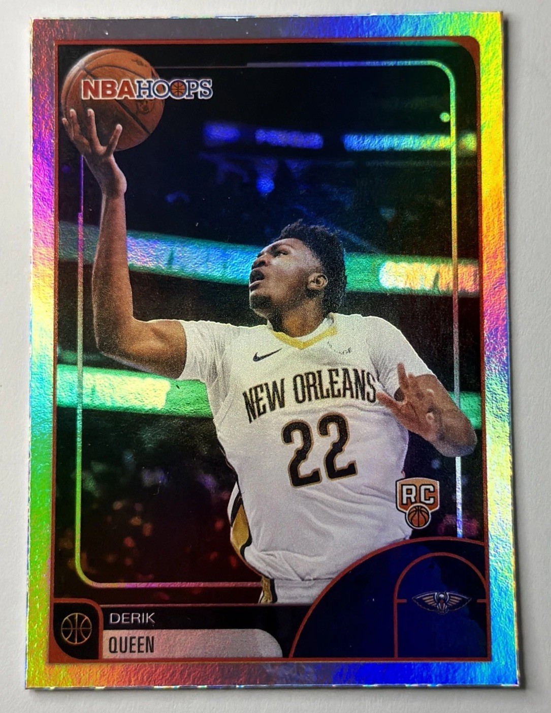 2025-26 NBA Hoops Derik Queen #62 RC Pelicans Rookie