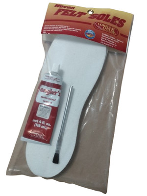 Compleat Angler Boot Wading Felt Sole Kit Men All Sizes up to 13 fly fishing
