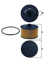 Knecht OX 968D ÖLfilter For Dacia MERCEDES-BENZ Mitsubishi Nissan Renault Smart