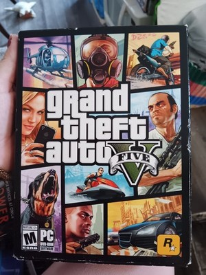 Rockstar Games Grand Theft Auto V PC Original Box Art Insert