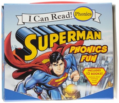 Superman Classic: Superman Phonics Fun (Includes 12 Books)