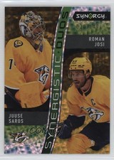 2023 Synergy Synergistic Duos Star-Star Gold 30/149 Juuse Saros Roman Josi 0t2i