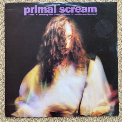 Primal Scream Loaded 12 Vinyl Creation UK Pressing EX/VG 1990