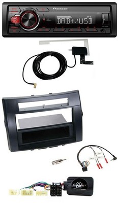 Pioneer 1DIN MP3 DAB USB Lenkrad Autoradio für Toyota Corolla Verso 04-07 schwar