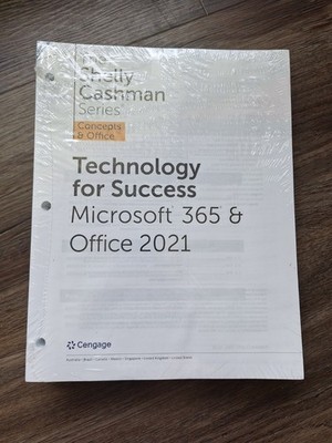 Shelly Cashman Series Technology For Success Microsoft 365 & Office 2021 Paper