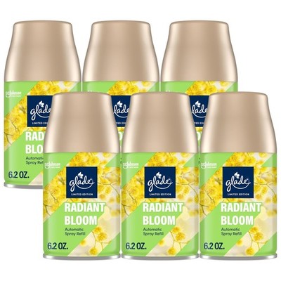 Glade Automatic Spray Refill, Radiant Bloom, Scented Air Freshener for Home...
