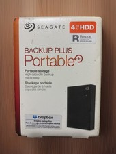 NEW Seagate Backup Plus Portable 4TB USB 3.0 External HDD Black STHP4000400