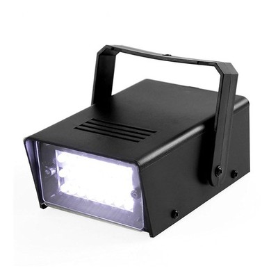 Mini LED Strobe Light 24 Super Bright LED Variable Speed Control White Color